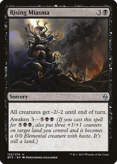 Rising Miasma (122) (BFZ)