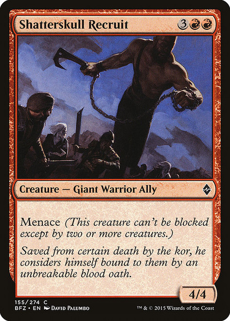 Shatterskull Recruit (155) (BFZ)