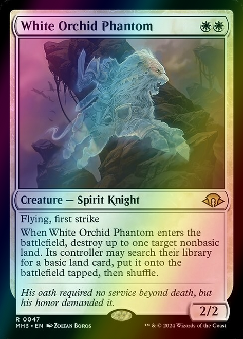 White Orchid Phantom (47) (foil, MH3)