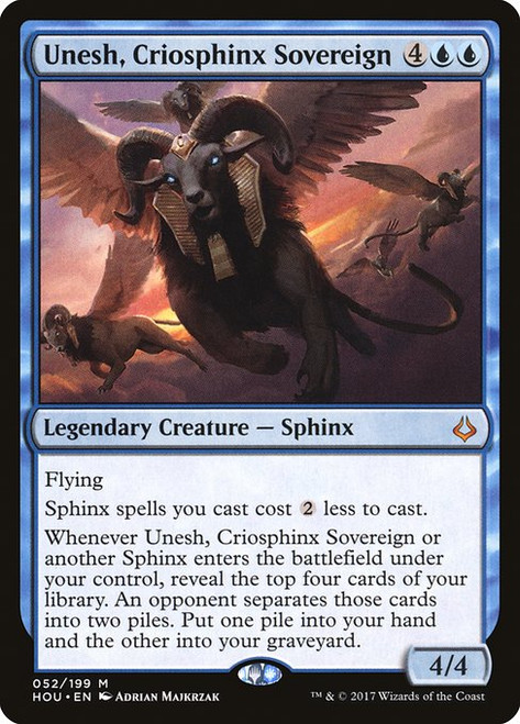 Unesh, Criosphinx Sovereign (52) (HOU)