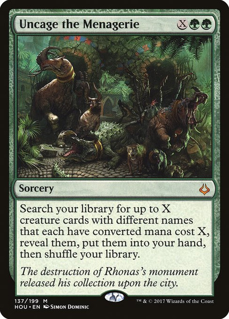 Uncage the Menagerie (137) (HOU)