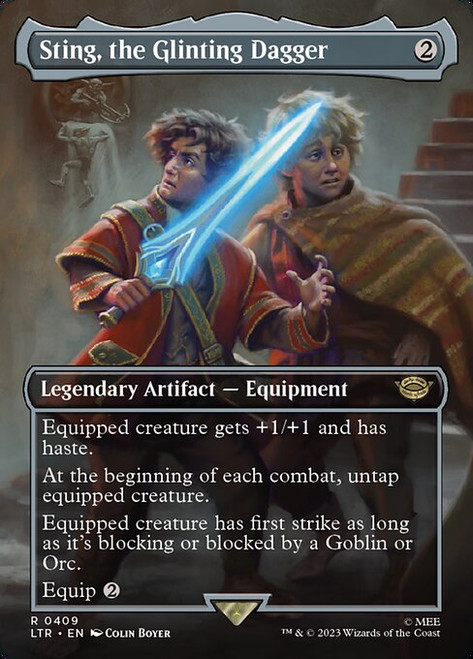 Sting, the Glinting Dagger (Borderless - 409) (LTR)