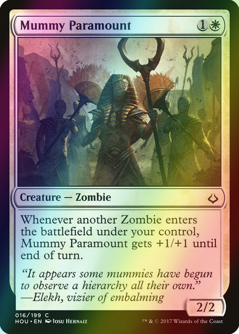 Mummy Paramount (16) (foil, HOU) Mummy Paramount (16) (foil, HOU)