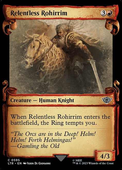 Relentless Rohirrim (Showcase - 595) (LTR)