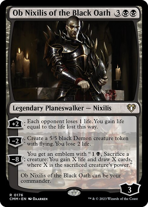 Ob Nixilis of the Black Oath (176) (CMM)