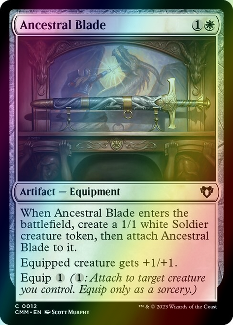 Ancestral Blade (12) (foil, CMM)