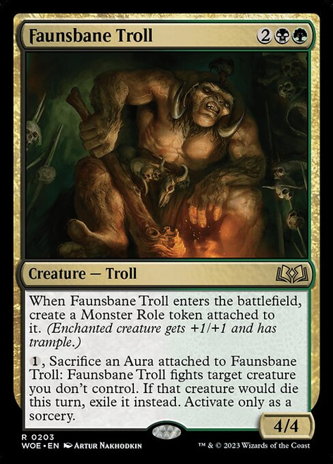 Faunsbane Troll (203) (WOE)