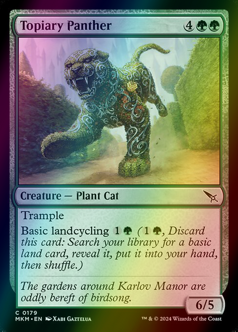 Topiary Panther (179) (foil, MKM)