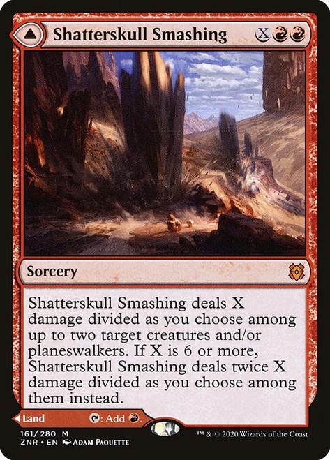 Shatterskull Smashing // Shatterskull, the Hammer Pass (161) (ZNR) Shatterskull Smashing // Shatterskull, the Hammer Pass (161) (ZNR)