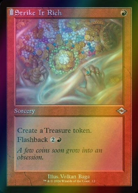 Strike It Rich (Retro Frame - 12) (foil, H2R) Strike It Rich (Retro Frame - 12) (foil, H2R)