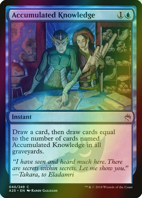 Accumulated Knowledge (40) (foil, A25)