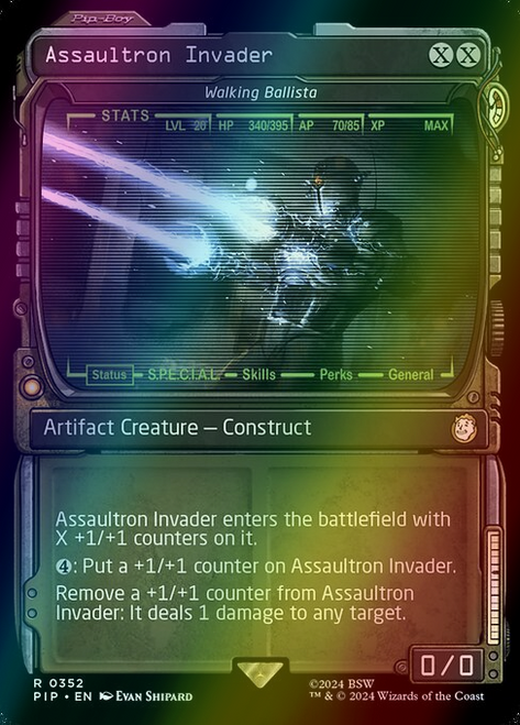Walking Ballista (Showcase - 352) (foil, PIP)