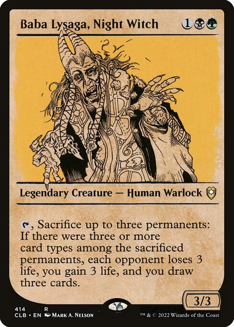 Baba Lysaga, Night Witch (Showcase - 414) (CLB)