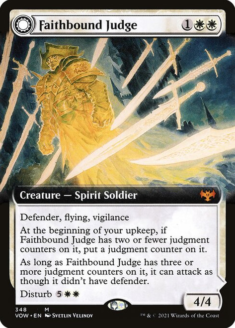 Faithbound Judge // Sinner's Judgment (Extended Art - 348) (VOW)