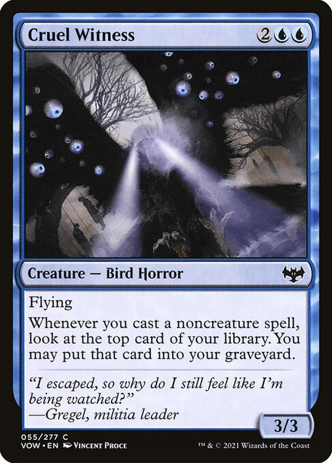 Cruel Witness (55) (VOW)