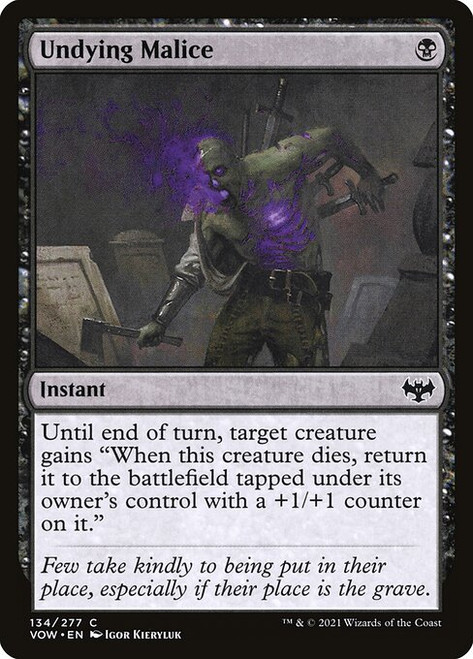 Undying Malice (134) (VOW)