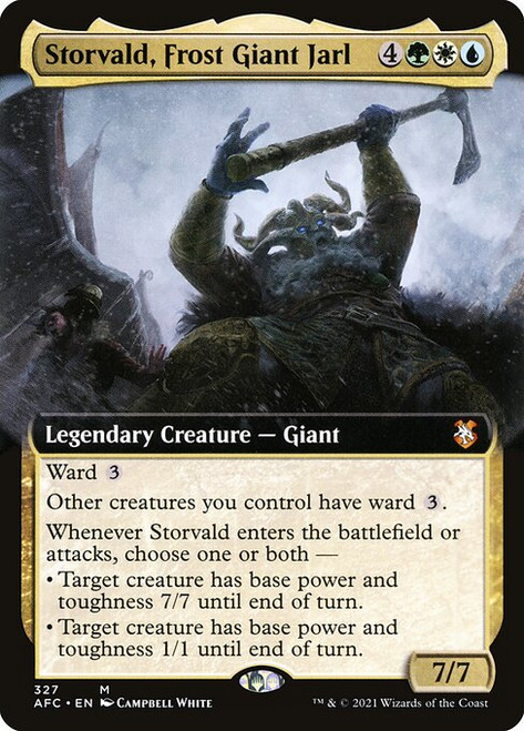 Storvald, Frost Giant Jarl (Extended Art - 327) (AFC)