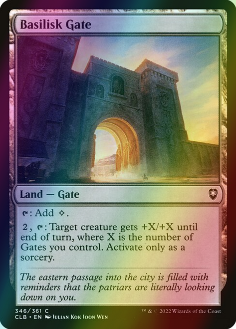 Basilisk Gate (346) (foil, CLB)
