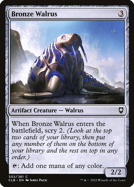 Bronze Walrus (302) (CLB)