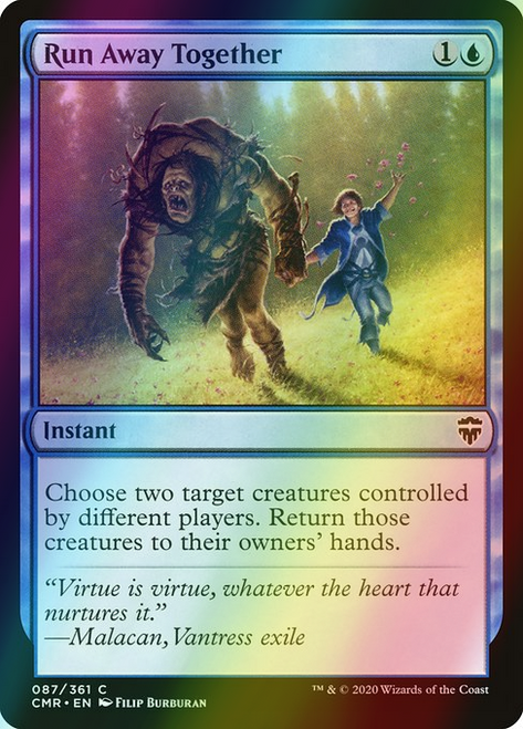 Run Away Together (87) (foil, CMR)