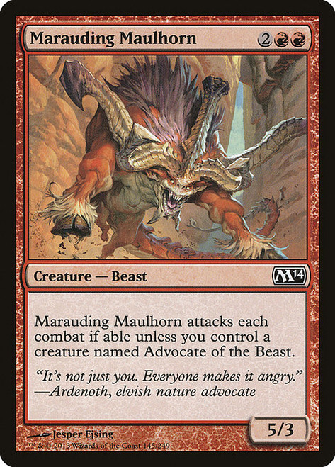 Marauding Maulhorn (145) (M14)