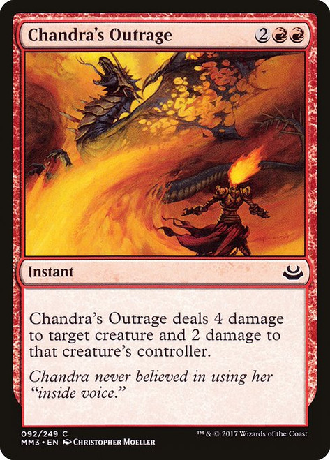 Chandra's Outrage (92) (MM3)