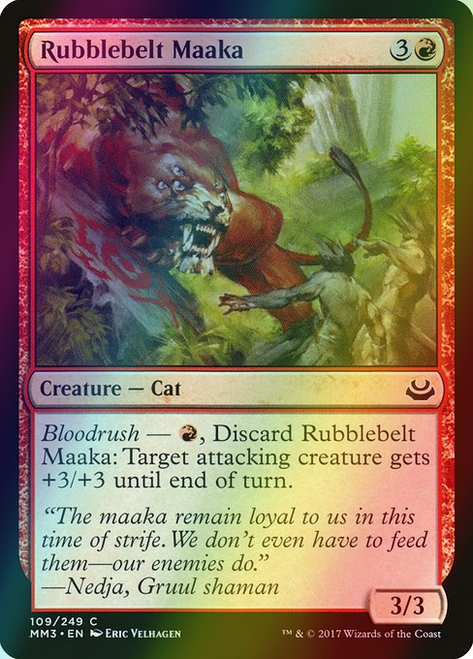 Rubblebelt Maaka (109) (foil, MM3)