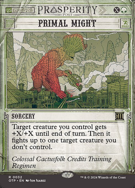 Primal Might (Borderless - 32) (OTP)