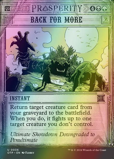 Back for More (Borderless - 36) (foil, OTP)