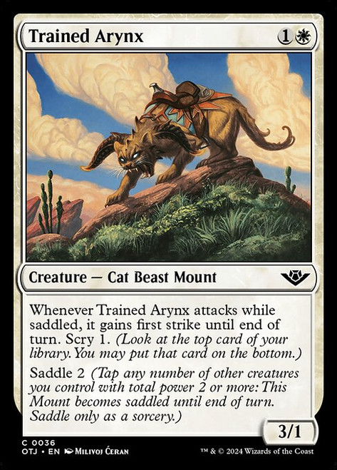 Trained Arynx (36) (OTJ)