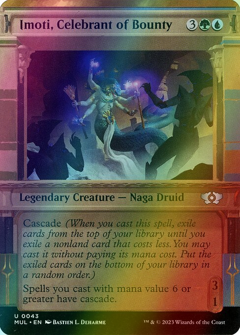 Imoti, Celebrant of Bounty (Borderless - 43) (foil, MUL)