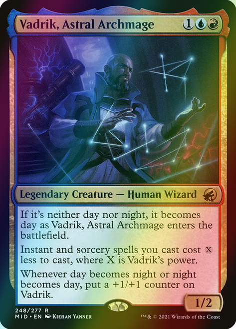 Vadrik, Astral Archmage (248) (foil, MID)