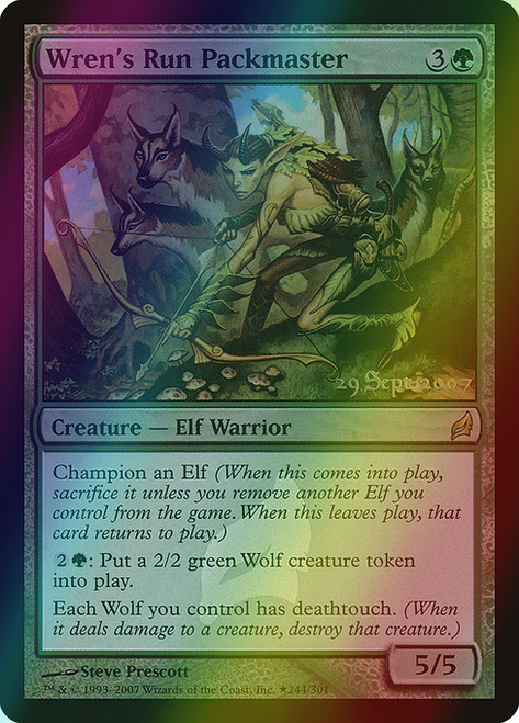 Wren's Run Packmaster (244★) (foil, PLRW)