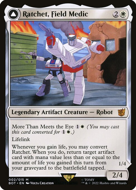 Ratchet, Field Medic // Ratchet, Rescue Racer (2) (BOT)