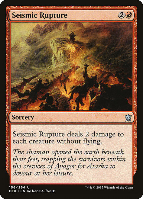 Seismic Rupture (156) (DTK)