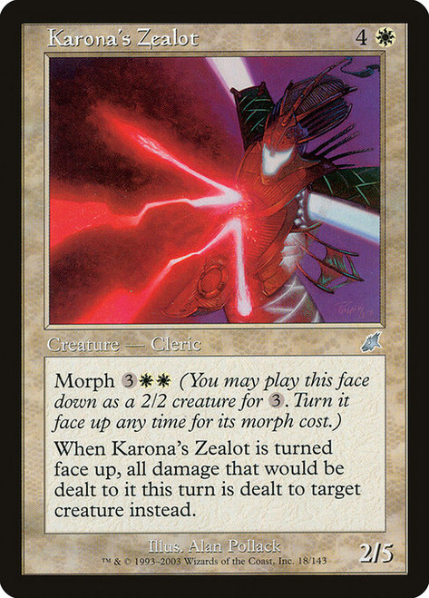 Karona's Zealot (18) (SCG)