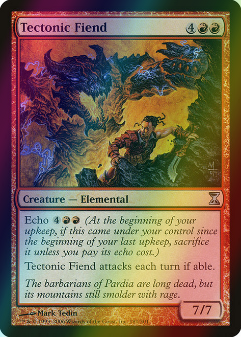 Tectonic Fiend (181) (foil, TSP)