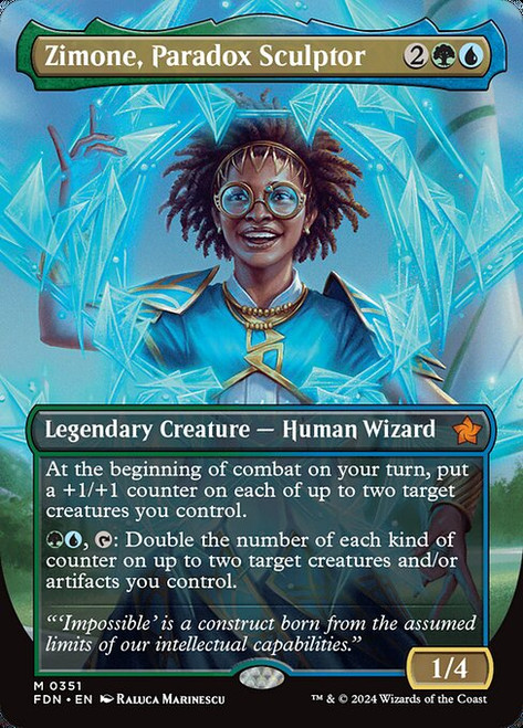 Zimone, Paradox Sculptor (Borderless - 351) (FDN)