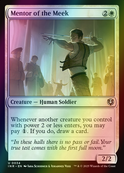 Mentor of the Meek (34) (foil, INR)