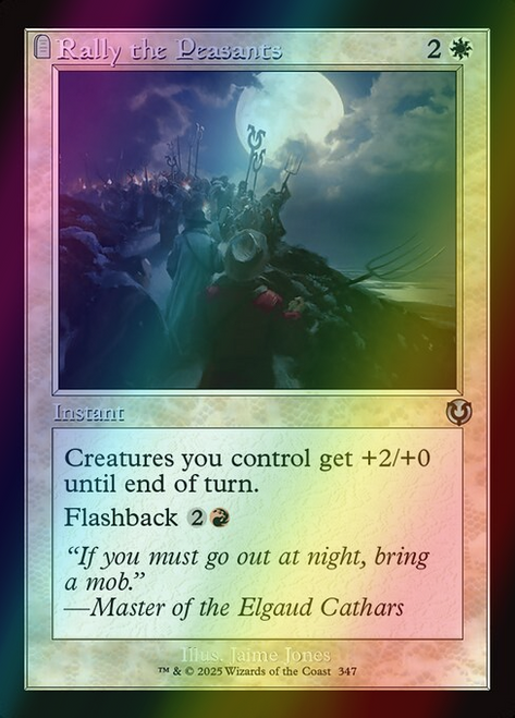 Rally the Peasants (Retro Frame - 347) (foil, INR)