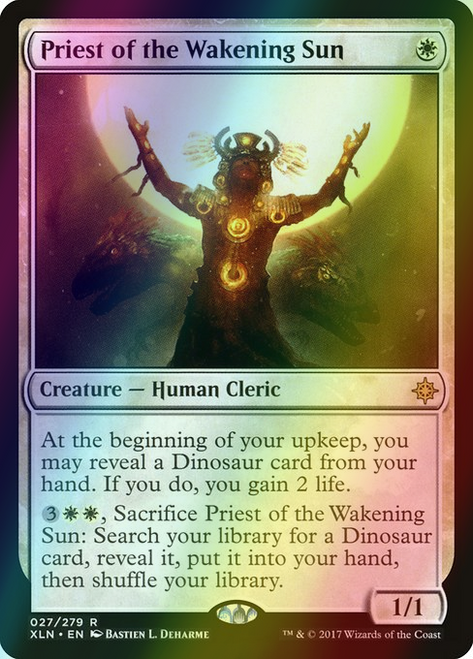 Priest of the Wakening Sun (27) (foil, XLN)
