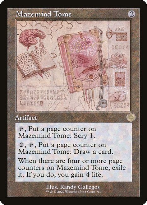 Mazemind Tome (Alternate Art - 93) (BRR)