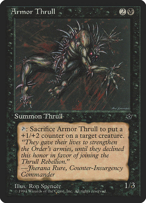 Armor Thrull (Alternate Art - 33b) (FEM)
