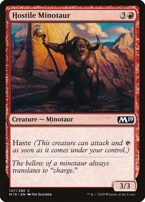 Hostile Minotaur (147) (M19)