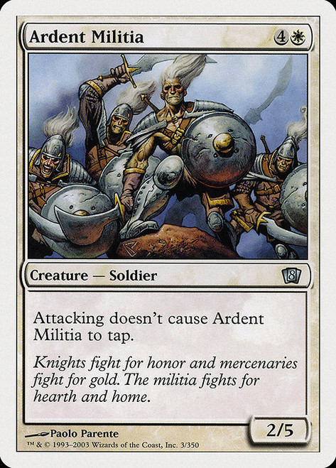 Ardent Militia (3) (8ED)