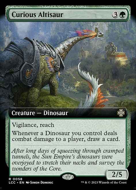 Curious Altisaur (Extended Art - 58) (LCC)