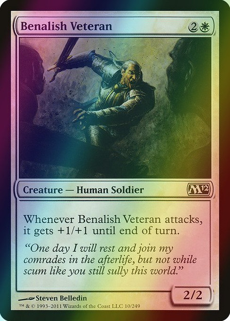 Benalish Veteran (10) (foil, M12)