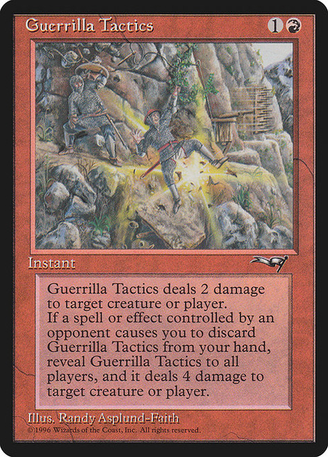 Guerrilla Tactics (Alternate Art - 74b) (ALL)