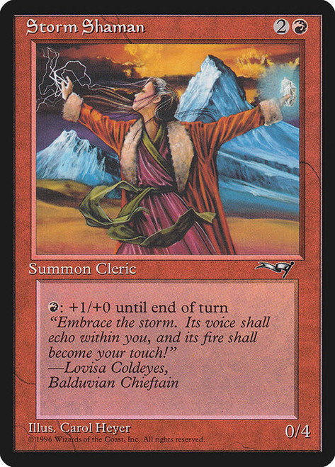 Storm Shaman (Alternate Art - 81b) (ALL)
