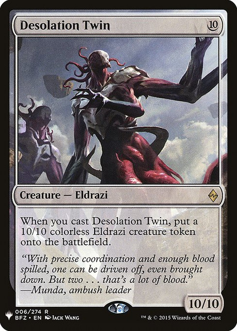 Desolation Twin (BFZ-6) (PLST)